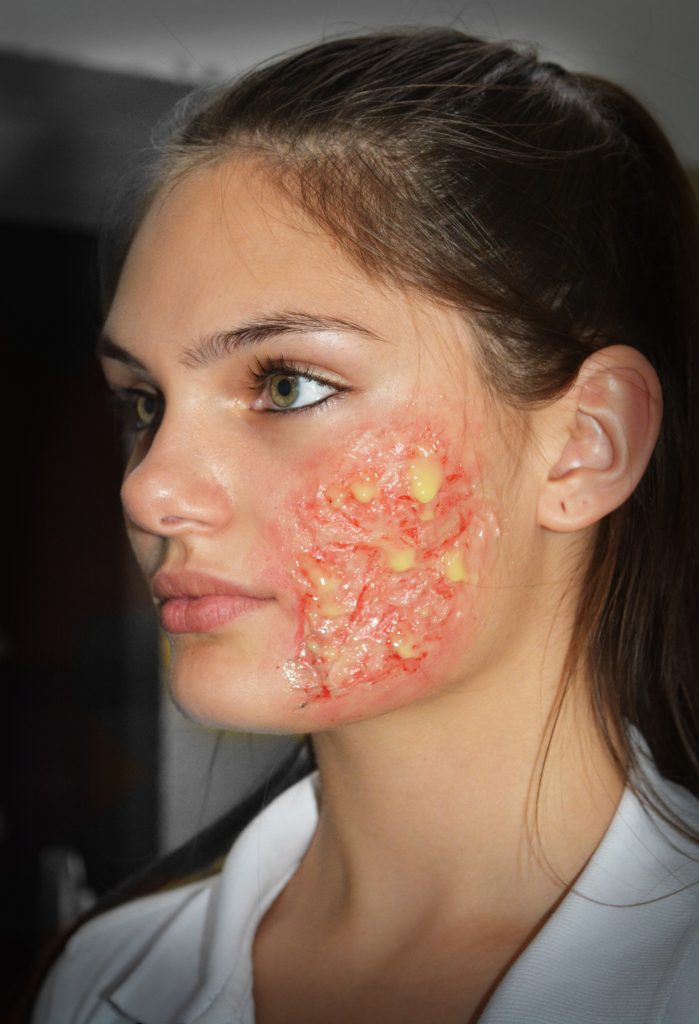 Make-up Special Effect SFX Valse Wonden