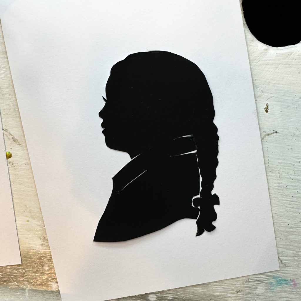 Madame Silhouette Straattheater Silhouette knippen België